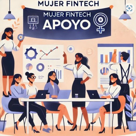 Mujer Fintech Apoyo